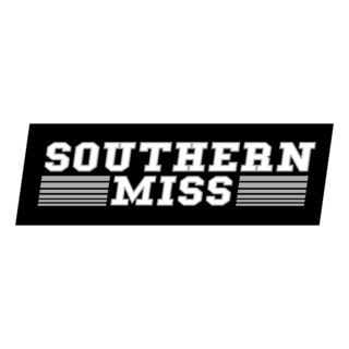 Southern Miss Golden Eagles Logo Black and White (1)