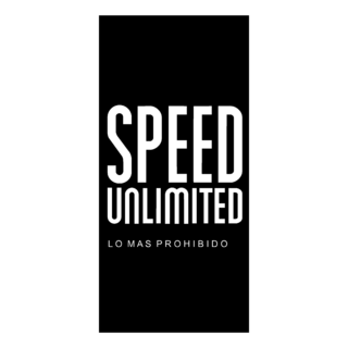 Speed Unlimited Logo Black and White
