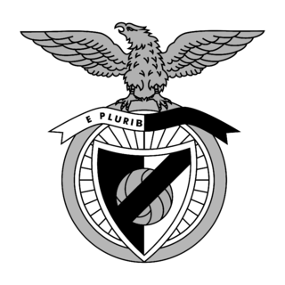 Sport Luanda e Benfica Logo Black and White