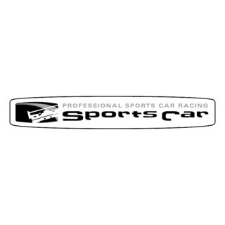 Sports Car Logo Black and White