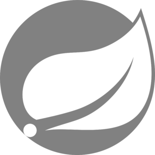 Spring Logo Black and White