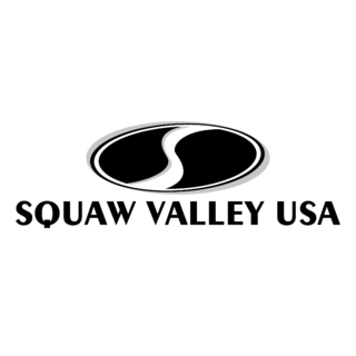 Squaw Valley USA Logo Black and White