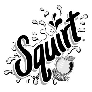 Squirt Logo Black and White