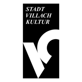 Stadt Villach Kultur Logo Black and White