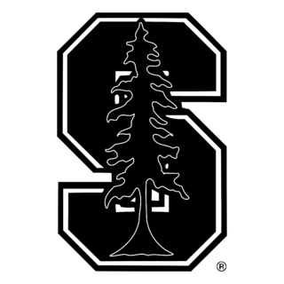Stanford Cardinals Logo Black and White