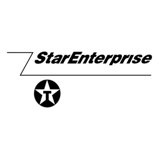 Star Enterprise Logo Black and White