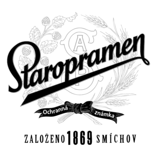 Staropramen Logo Black and White