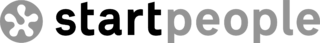 Start People Logo Black and White