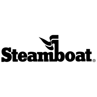 Steamboat Logo Black and White