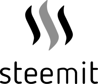 Steemit Logo Black and White