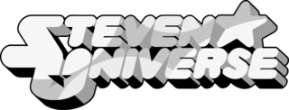 Steven Universe Logo Black and White