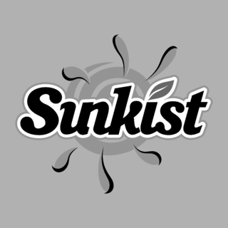 Sunkist Logo Black and White