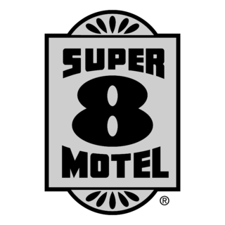 Super Motel Logo Black and White