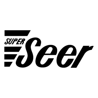 Super Seer Logo Black and White