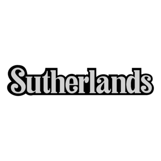 Sutherlands Logo Black and White
