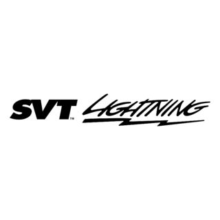 SVT Lightning Logo Black and White