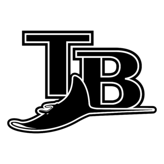 Tampa Bay Devil Rays Logo Black and White (1)