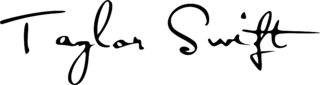 Taylor Swift Logo Black and White
