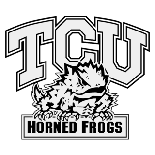 TCU Hornedfrogs Logo Black and White