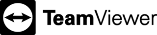 Team Viewer Logo Black and White