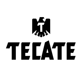 Tecate Logo Black and White