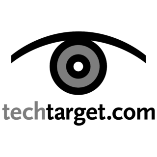 TechTarget Logo Black and White