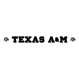 Texas A&M Aggies Logo Black and White (1)