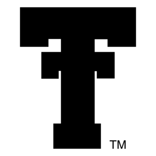 Texas Tech Red Raiders Logo Black and White (2)