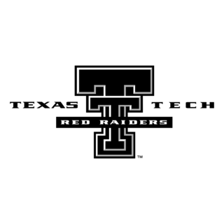 Texas Tech Red Raiders Logo Black and White (4)