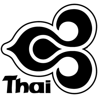 Thai Airways Logo Black and White