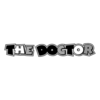The Doctor Logo Black and White