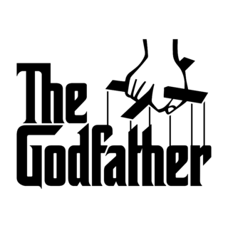 The Godfather Logo Black and White