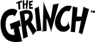 The Grinch Logo Black and White