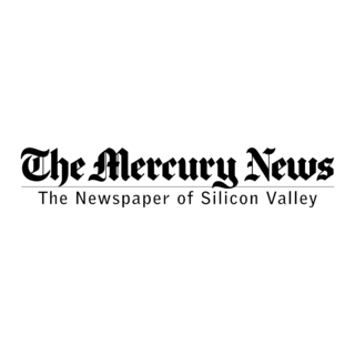 The Mercury News Logo Black and White