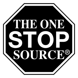The One Stop Source Logo Black and White