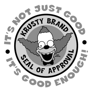 The Simpsons Logo Black and White