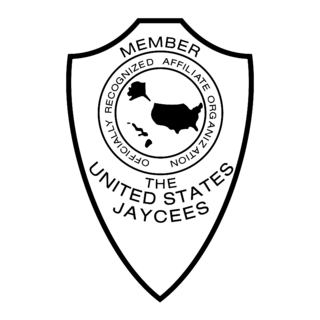 The United States Jaycees Logo Black and White