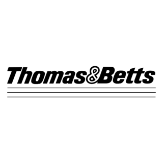 Thomas & Betts Logo Black and White