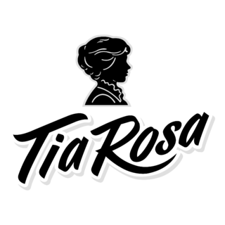 Tia Rosa Logo Black and White