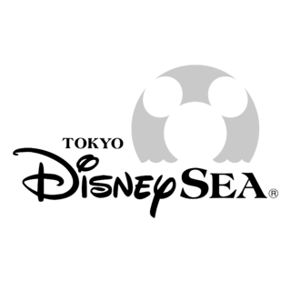 Tokyo Disney Sea Logo Black and White