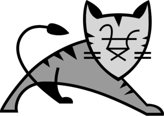 Tomcat Logo Black and White