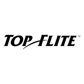 Top Flite Logo Black and White