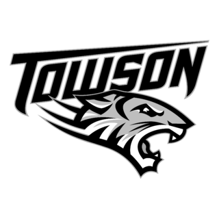 Towson Tigers Logo Black and White