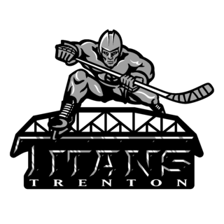 Trenton Titans Logo Black and White