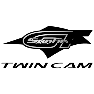 TwinCam Logo Black and White