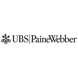 UBS Paine Webber Logo Black and White