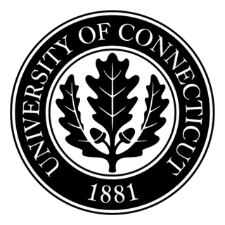 UCONN Logo Black and White