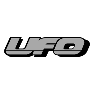 UFO Logo Black and White