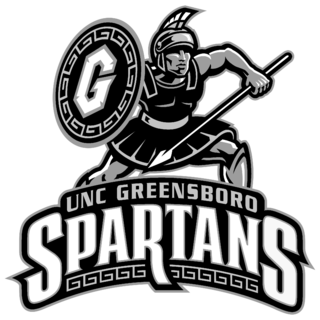 UNCG Spartans Logo Black and White