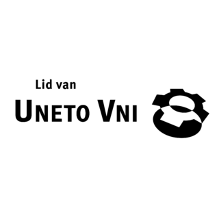 Uneto VNI Logo Black and White